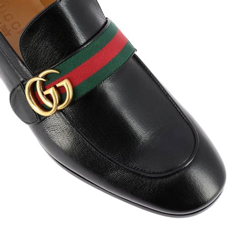 gucci shoes black mens|Gucci men's slip on shoes.